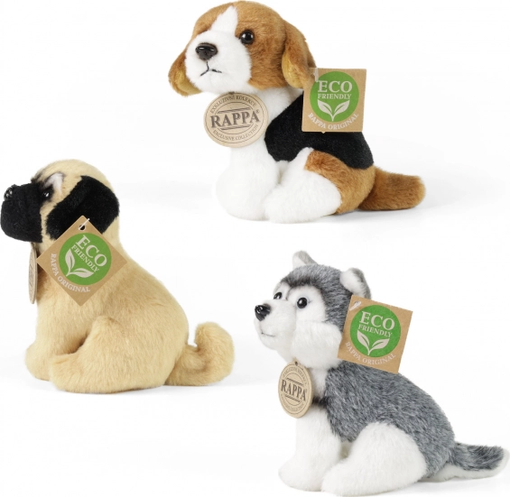 Realistične pasme: Beagle, Mops in Husky