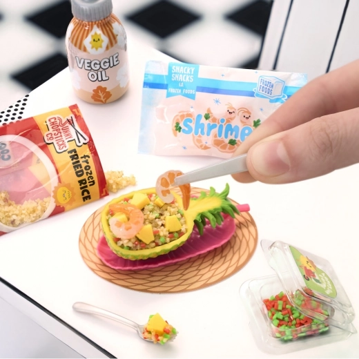 Realistične mini sestavine in pripomočki