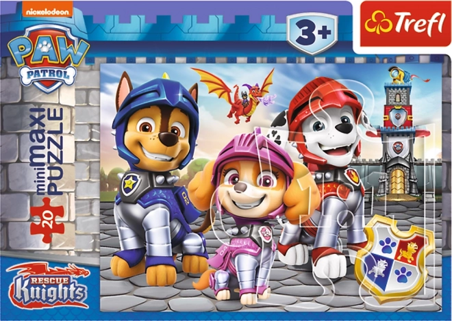 Sestavljanka Paw Patrol miniMAXI 20 kosov