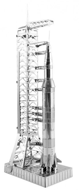 METAL EARTH 3D sestavljanka Apollo Saturn V z rampo