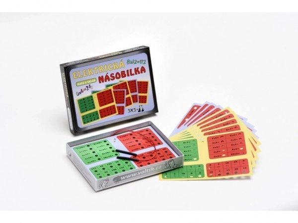 Elektronska tabla pomnoževanja družabna igra na baterije
