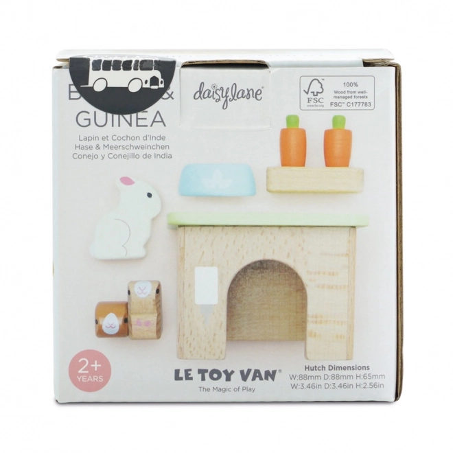 Le Toy Van Set Zajček & Morski Prašiček