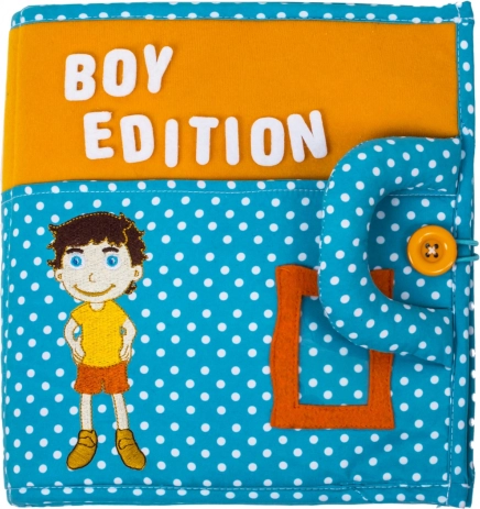 Interaktivna otroška knjižica Quiet Book, Boy
