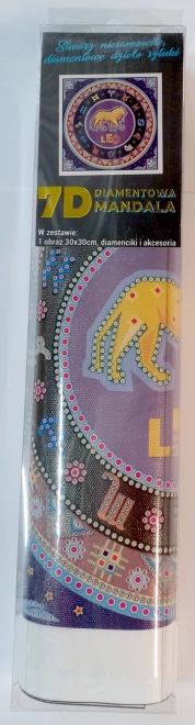 NORIMPEX Diamantno slikanje 7D Znak zodiaka: Lev 30x30cm