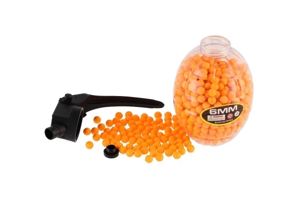 Kroglice za pištolo 800 kos 6mm guma 10cm v granati 3 barve