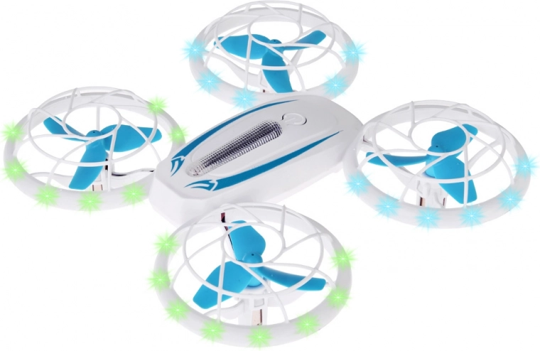 Varno letenje zahvaljujoč zaščiti propelerjev in LED