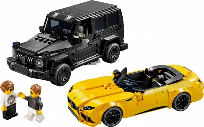 LEGO Speed Champions 76924 Mercedes-AMG G 63 in Mercedes-AMG SL 63