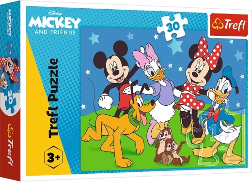 Sestavljanka 30 kosov – MICKEY IN PRIJATELJI od Trefl