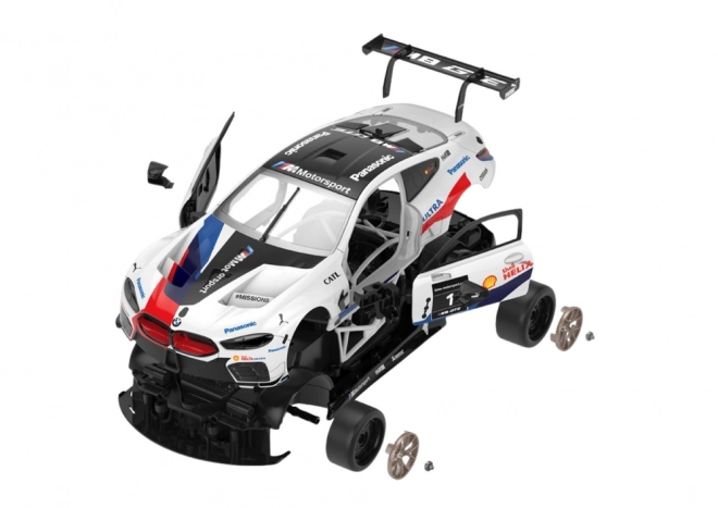 Rastar RC komplet 1:18 BMW M8 GTE bela 66 kosov