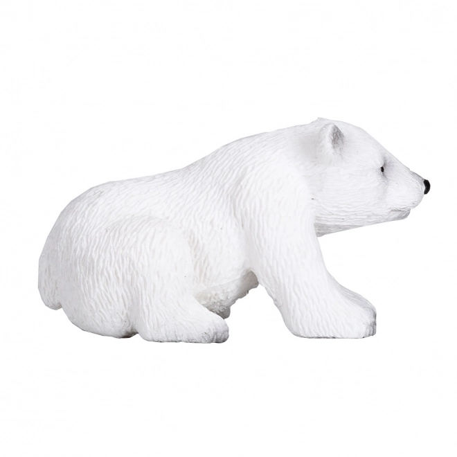 Figura polarnega medveda med sedenjem