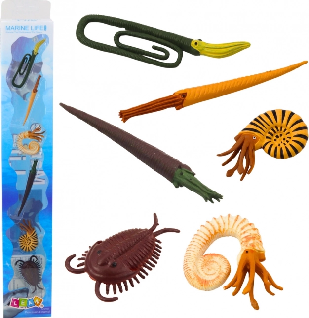 Set Mini Figuric Prazgodovinskih Morskih Bitij 6 kos