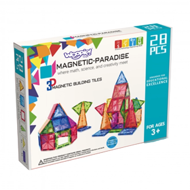 Magnetni gradniki Montessori WOOPIE
