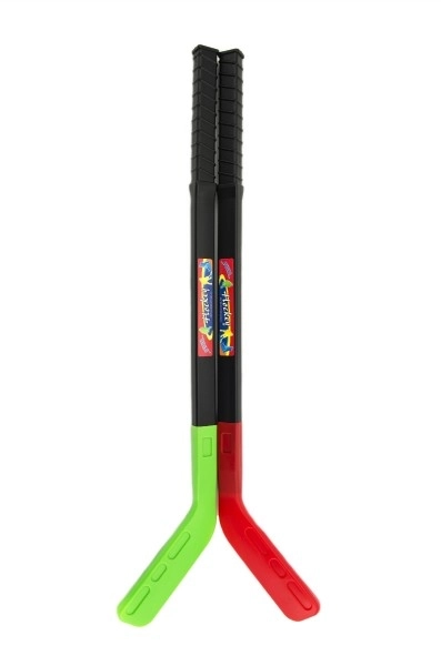 Hokejska 2 kos s pakom plast 70cm v mreži