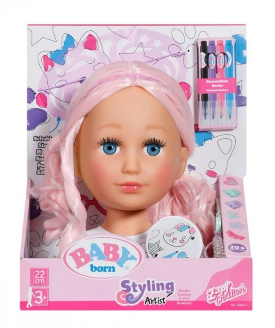Kreativna pričesna glava BABY born