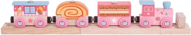Bigjigs Rail sladki ekspres s tiri