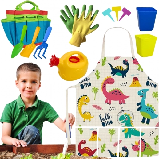 Woopie set malega vrtnarja, 15 delov – dinozavri