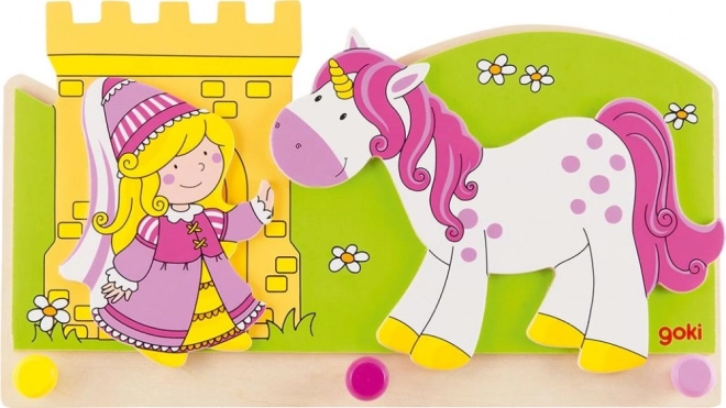 Obešalnik za oblačila Princesa in samorog