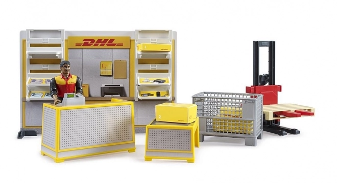Bruder BWORLD Paketomat DHL z dodatki