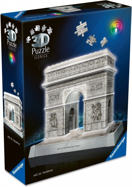 Iconics Zmagovalni slavolok nočna izdaja – osvetljen 3D model z LED