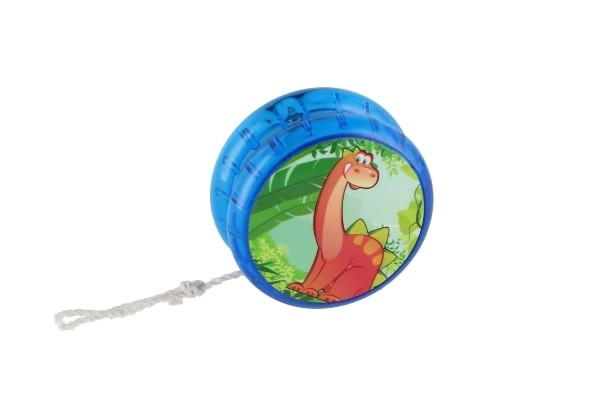 Jojo dinozavri svetleči plast 6cm na baterije mešanica vrst 12kos v škatli