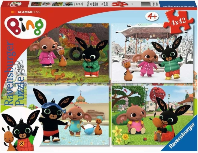 Ravensburger sestavljanka Bing 4×42 kosov