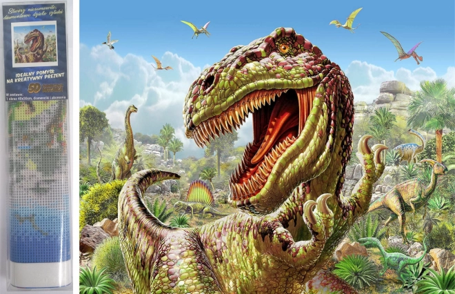 Set za diamantno slikanje - dinozaver T-Rex