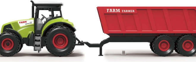 Traktor s prikolico in učinki