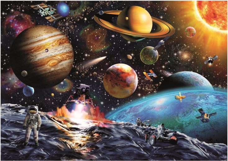 Sestavljanka EDUCA Misija: Asteroid 1000 kosov