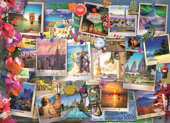 Ravensburger sestavljanka Popotniški zakladi 500 koščkov