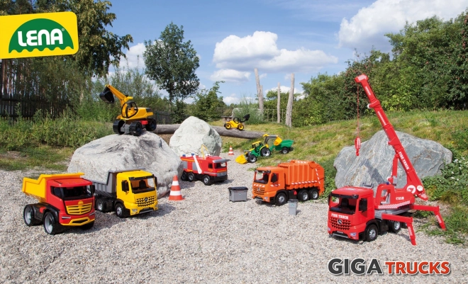 Bager Lena Giga Trucks rumeno-črna