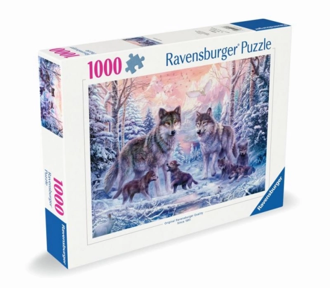 Sestavljanka Arktični volkovi 1000 kosov Ravensburger