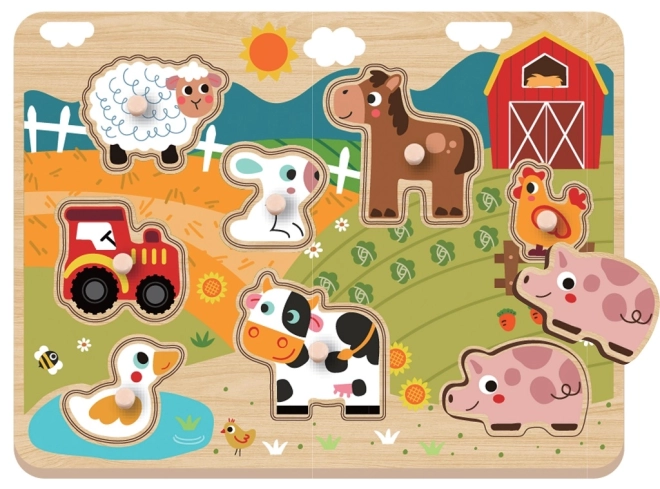 Puzzle Farma Igrače za 2 Otroke