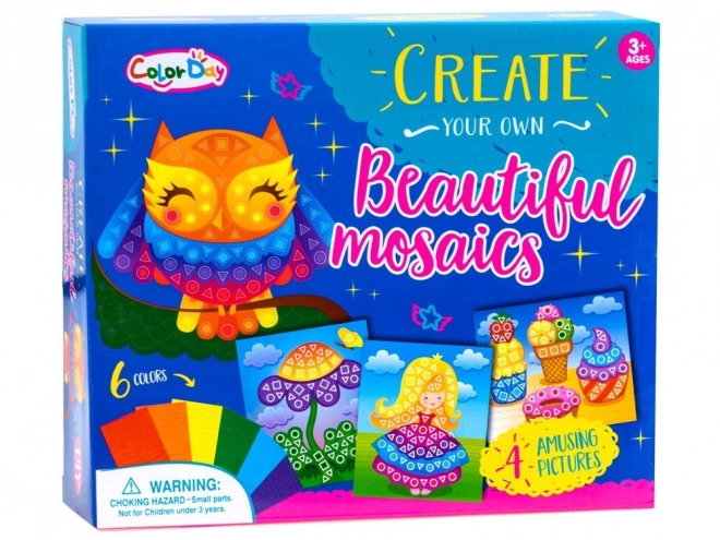 Kreativna penasta mozaika Sova – A