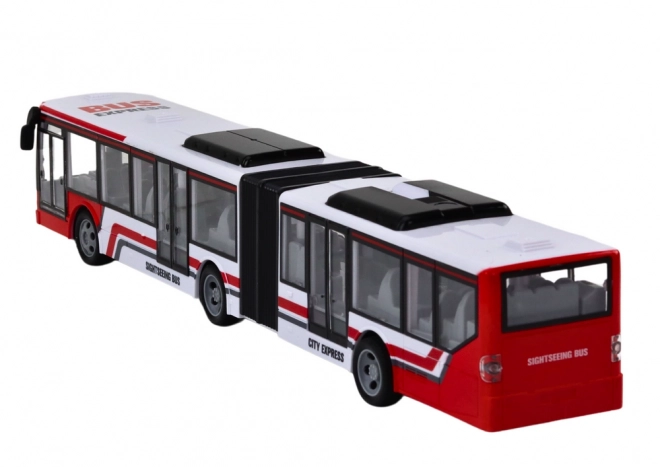 RC daljinsko voden mestni avtobus rdeč/bel