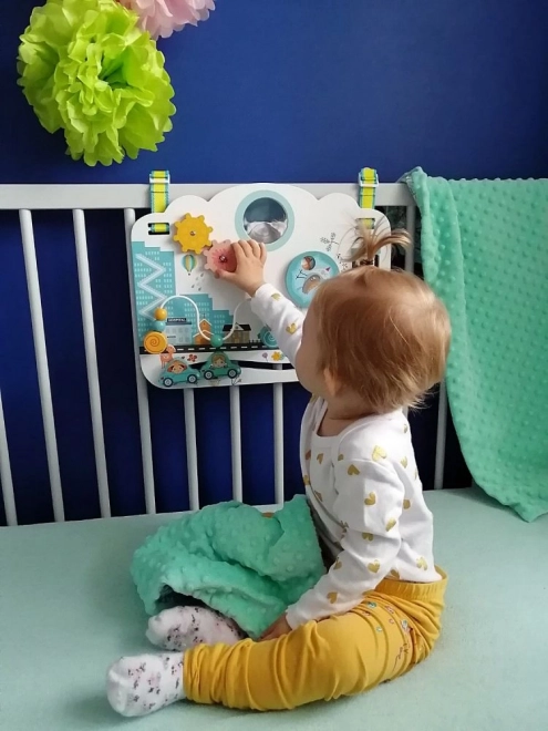 Tablica z dejavnostmi za malčke Adam Toys