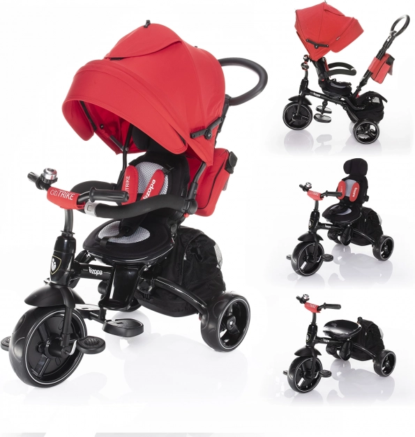 Trokolesnik Citi Trike chilli rdeča