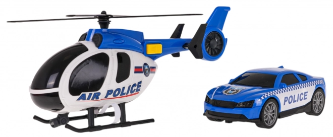 Komplet helikopter + policijski avto