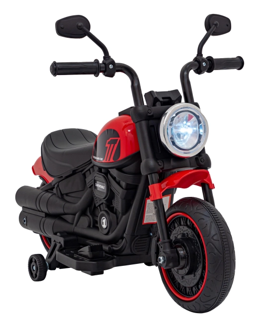 Motocikel Chopper FASTER – Rdeč