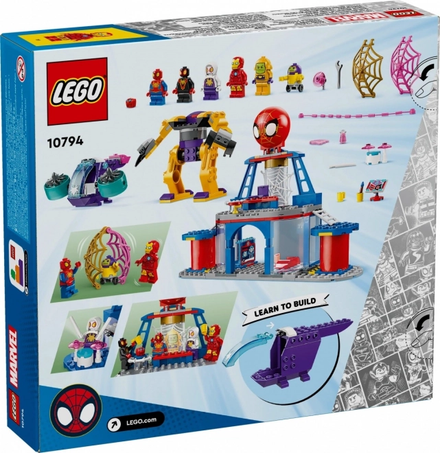 LEGO Marvel 10794 Spideyjeva pajkova baza