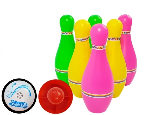Barvni set za bowling s svetlobnimi učinki