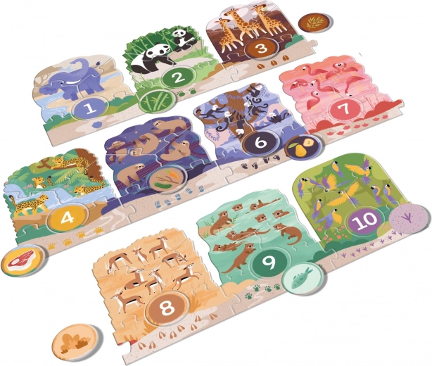 Štetje od 1 do 10 z živalmi