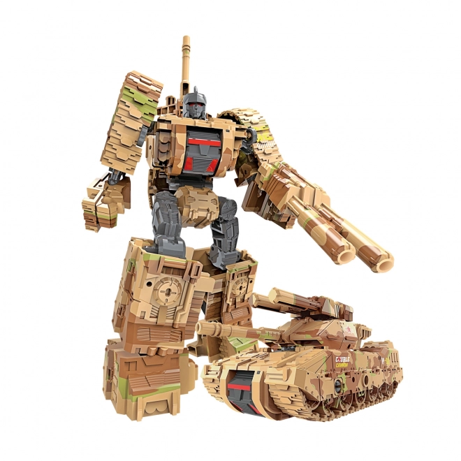 Zložljivi zeleni tank robot