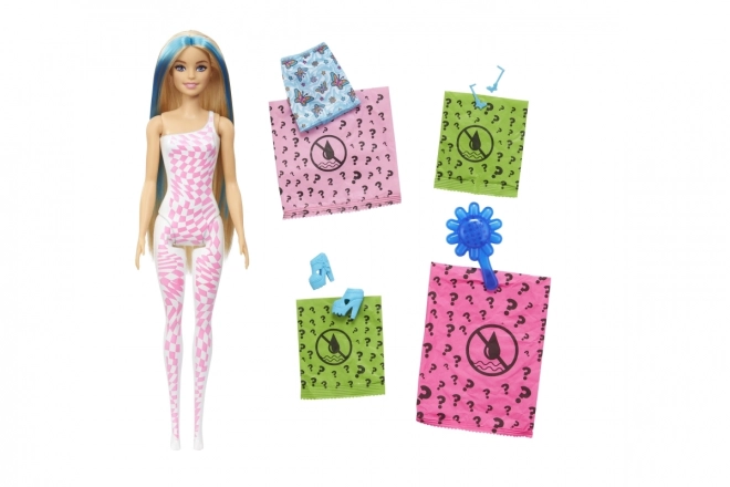 Barbie Color Reveal divje vzorce