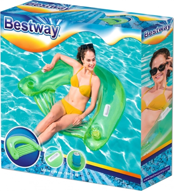Napenljiv vodni naslanjač BESTWAY, zelen – Rdeča