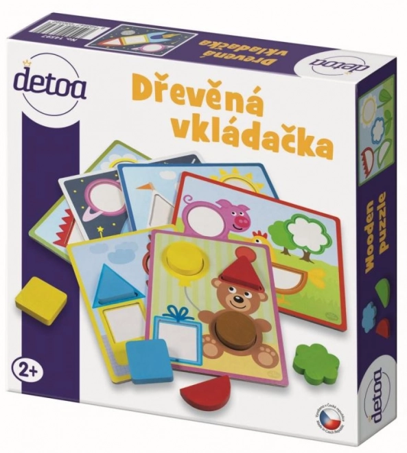 Lesena vstavljanka Detoa