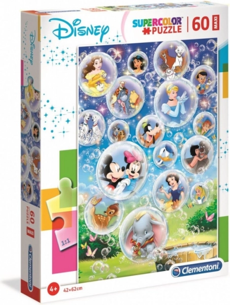 Puzzle Disney pravljice Clementoni MAXI 60 kosov