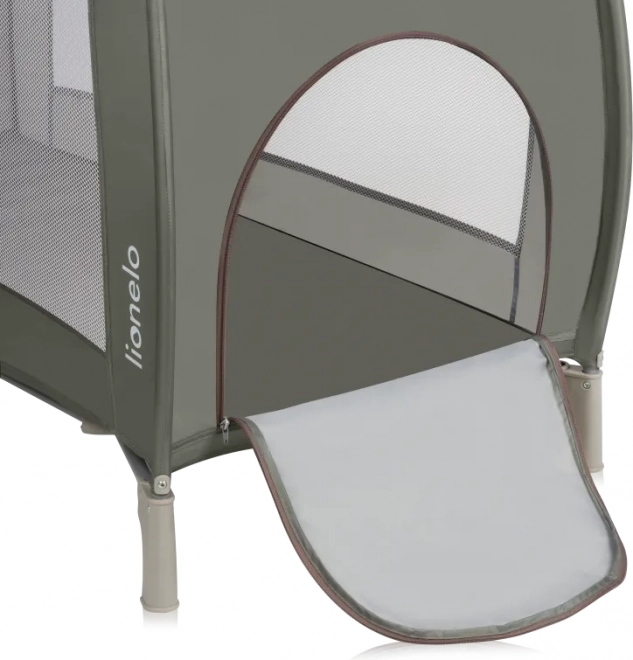 Potovalna posteljica Lionelo Sven Plus Beige Olive