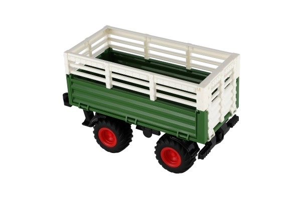 Traktor Zetor RC s prikolico plast 42cm 2,4GHz polnilni paket + baterije z zvokom v škatli