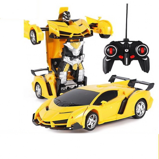 Avto Robot 2v1 Pilot R/C Luč Luč Drift Rumena