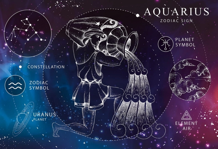 Sestavljanka Zodiak: Vodnar 250 kosov